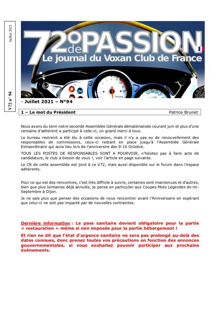 thumbnail of V72 N°94 Juillet